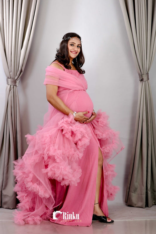 Baby Pink Maternity Gown