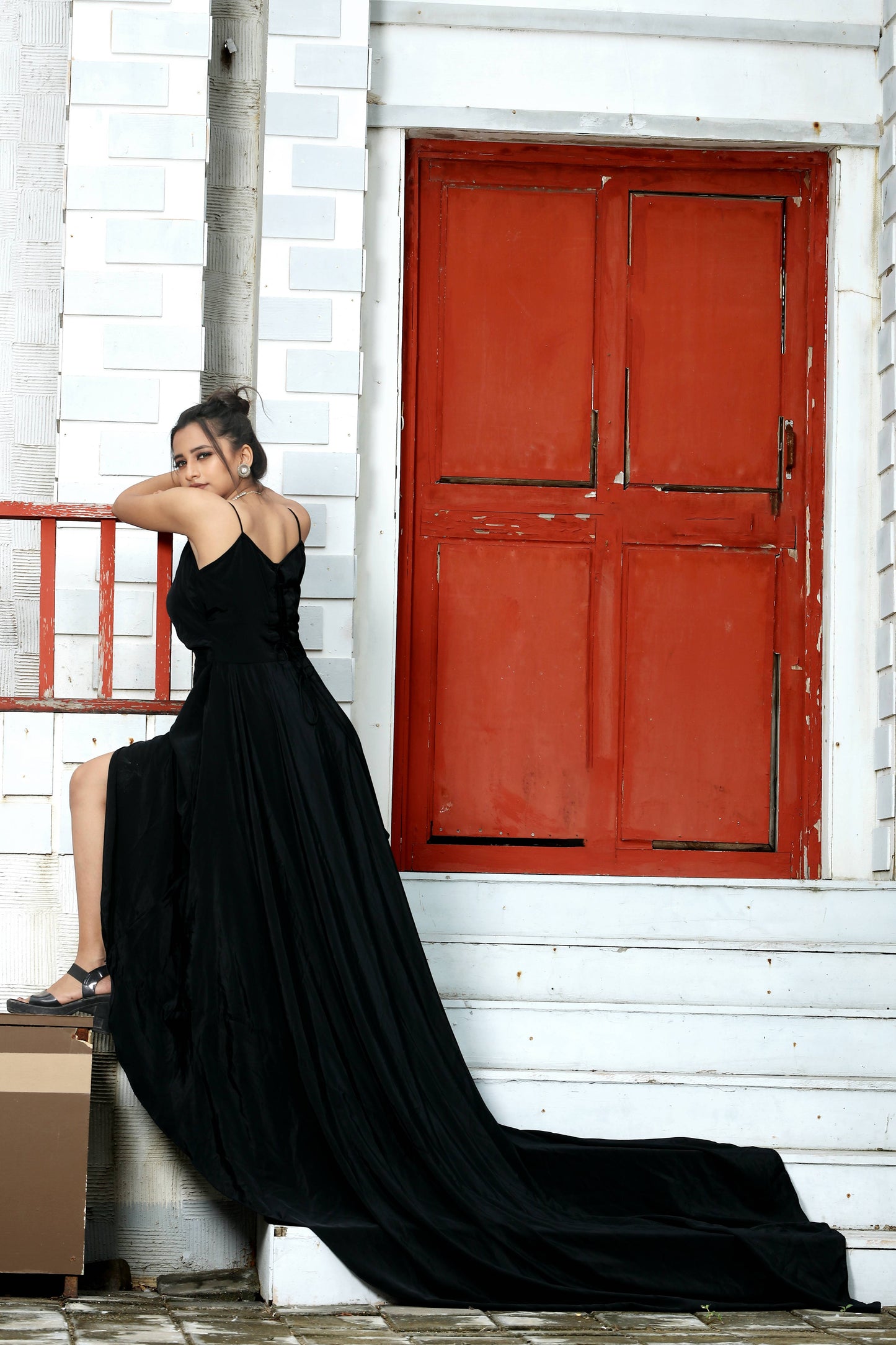 Black Allure pre wedding gown